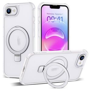 iPhone 16E Case with Invisible Magnetic O-Ring Stand